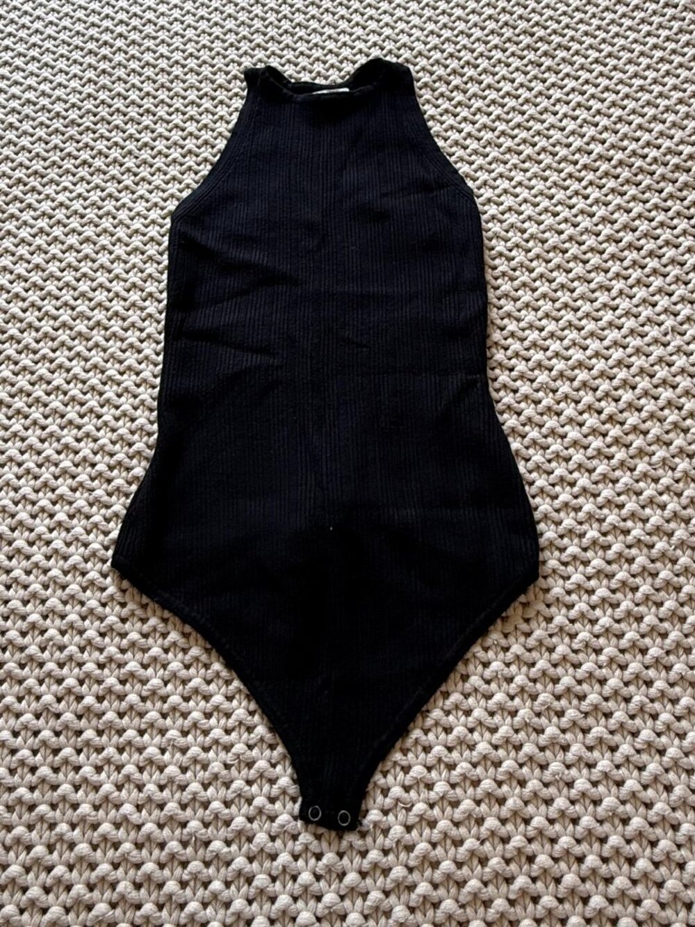 Abercrombie & Fitch high neck ribbed bodysuit